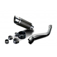 HONDA XR125L 2003-2010 200MM ROUND CARBON EXHAUST SYSTEM