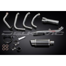 HONDA CB1100SF X-11 1999-2002 4 INTO 1 200MM ROUND CARBON FULL EXHAUST SYSTEM