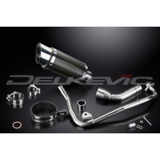 HONDA MSX125 GROM 13-15 200MM ROUND CARBON COMPLETE EXHAUST SYSTEM