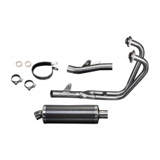 HONDA CB500 SPORT 1994-2003 350MM OVAL CARBON 2-1 FULL EXHAUST SYSTEM