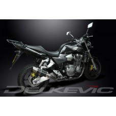 HONDA CB1300SF 2003-2013 200MM ROUND CARBON EXHAUST SYSTEM