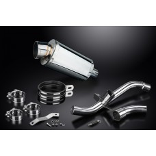 DUCATI MULTISTRADA 1200 ENDURO 2015-2018 DE-CAT 225MM OVAL STAINLESS EXHAUST 