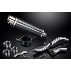 DUCATI MULTISTRADA 1200 ENDURO 2015-2018 DE-CAT 350MM ROUND CARBON EXHAUST 