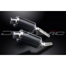 APRILIA RSV1000R 2004-2010 225MM OVAL CARBON EXHAUST SYSTEM