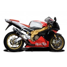 APRILIA RSV1000R 2004-2010 225MM OVAL CARBON EXHAUST SYSTEM