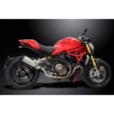 DUCATI MONSTER (M821 15-19) (M1200 14-19) 343MM X-OVAL TITANIUM EXHAUST SYSTEM