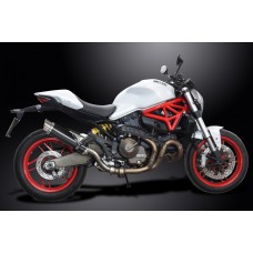 DUCATI MONSTER (M821 15-19) (M1200 14-19) 350MM ROUND CARBON EXHAUST SYSTEM