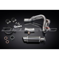KAWASAKI KLE650 VERSYS 2007-2014 200MM ROUND CARBON COMPLETE EXHAUST SYSTEM