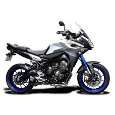 YAMAHA MT-09 TRACER 900 15-20 200MM ROUND CARBON 3-1 FULL EXHAUST SYSTEM