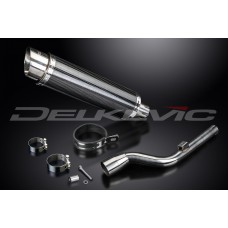 YAMAHA XT225 SEROW 1986-2007 350MM ROUND CARBON EXHAUST SYSTEM