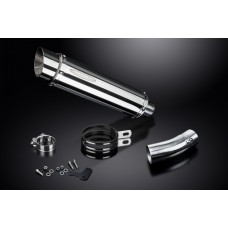 DUCATI SCRAMBLER DESERT SLED 17-24 350MM ROUND STAINLESS EXHAUST SYSTEM