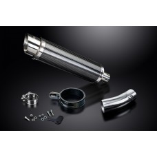 DUCATI SCRAMBLER DESERT SLED 17-24 350MM ROUND CARBON EXHAUST SYSTEM