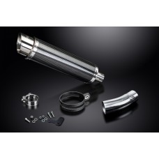 DUCATI SCRAMBLER DESERT SLED 17-24 350MM ROUND CARBON EXHAUST SYSTEM