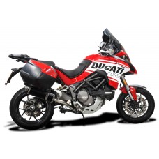 DUCATI MULTISTRADA 1200/1260S TOURING 15-20 350MM OVAL CARBON EXHAUST SYSTEM