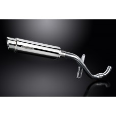 DUCATI MULTISTRADA 1200/1260S TOURING 15-20 350MM ROUND STAINLESS EXHAUST SYSTEM