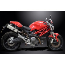 DUCATI MONSTER 696 2008-2014 343MM X-OVAL TITANIUM EXHAUST SYSTEM