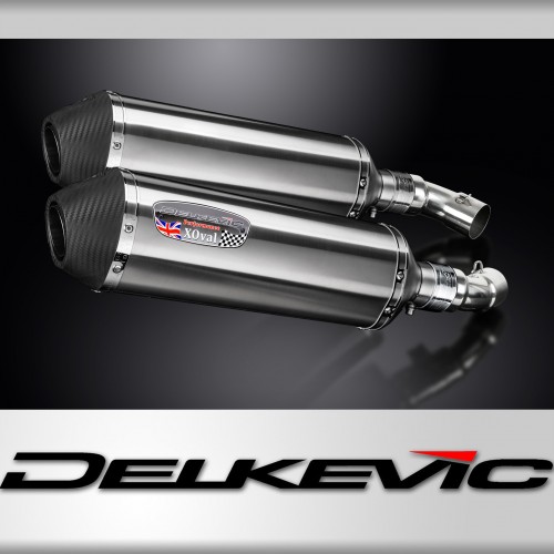 DUCATI MONSTER 696 2008-2014 343MM X-OVAL STAINLESS EXHAUST SYSTEM