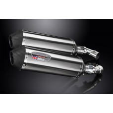 DUCATI MONSTER 696 2008-2014 343MM X-OVAL STAINLESS EXHAUST SYSTEM