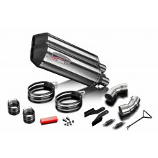 DUCATI MONSTER 696 2008-2014 343MM X-OVAL STAINLESS EXHAUST SYSTEM